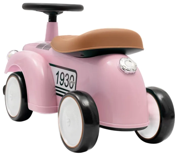 BABY MIX Classic - jeździk retro z klaksonem | Różowy