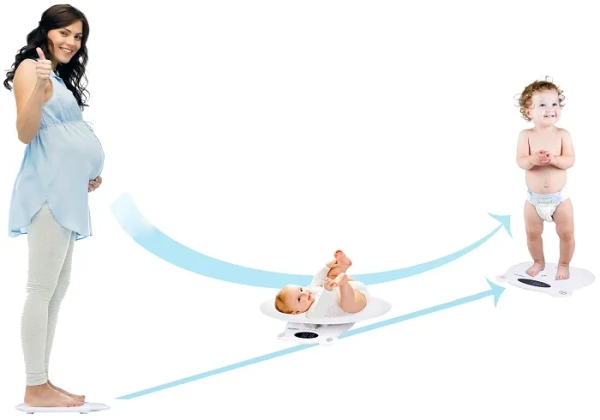 MESMED - elektroniczna waga dla niemowląt, dzieci i dorosłych | Mea