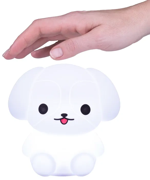 MESMED Świetlaczki - lampka silikonowa z pilotem | Piesełek