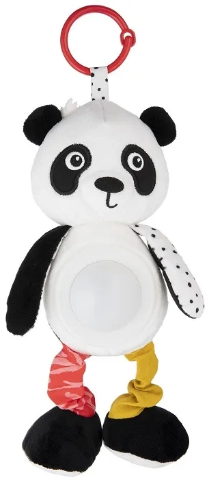 zabawka panda babiesboo, zabawka pluszowa, zabawka z lampką, zabawka z pozytywką, zabawka canpol panda