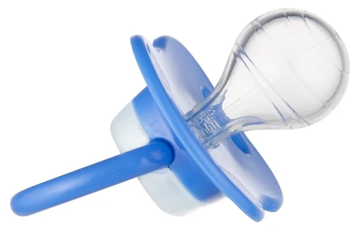 CANPOL BABIES Love & Sea - smoczek uspokajający silikon 6-18 m okrągły | niebieski