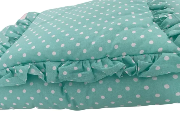 KMK - bawełniany komplet: kołderka 60x70 cm + poduszka 30x30 cm | Zielony