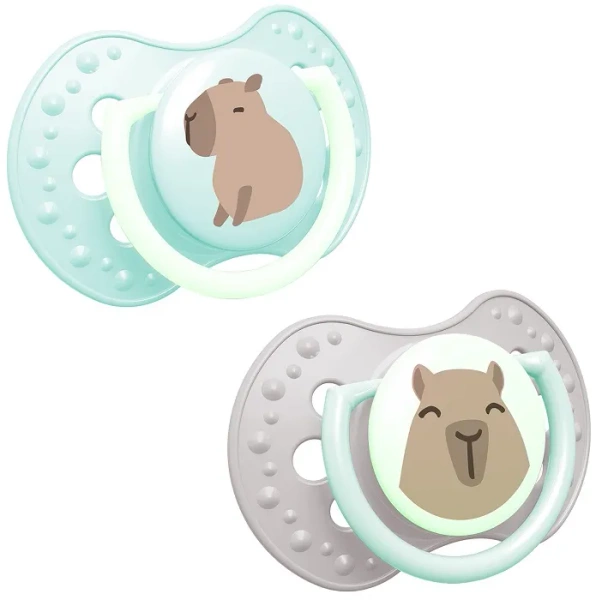 LOVI CapiChill - 2 x smoczek silikonowy dynamiczny 0-6 m | Boy