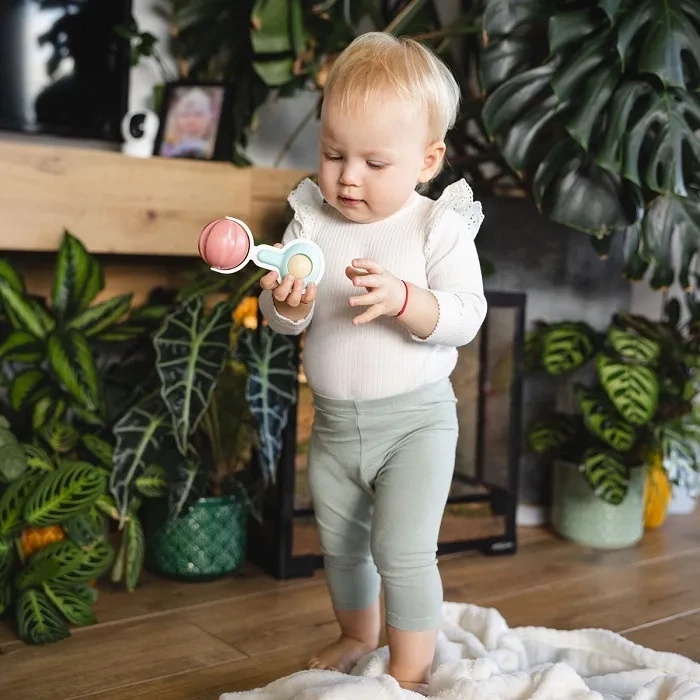 BABYONO - grzechotka | Barbell