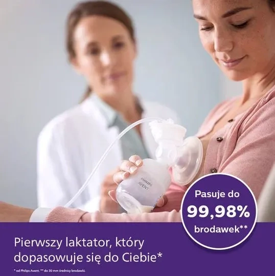 PHILIPS AVENT Premium - elektroniczny laktator podwójny z butelkami 125 ml