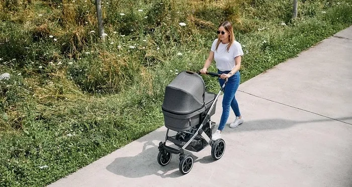 ABC DESIGN Salsa 4 Air - wózek wielofunkcyjny, zestaw 2w1 + okrycie na nóżki | Asphalt