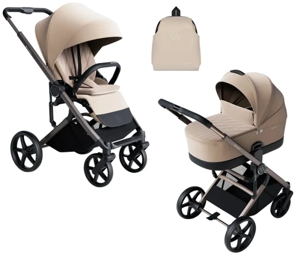 AVIONAUT Sirius - wózek wielofunkcyjny, zestaw 2w1 | Beige (+ ADAPTERY)