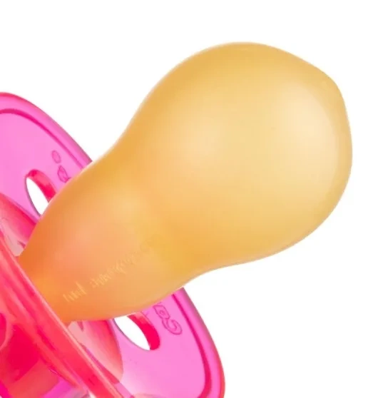 CANPOL BABIES Space - smoczek uspokajający kauczuk 0-6 m okrągły | Czerwony