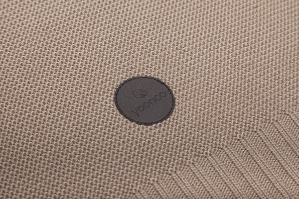 YOONCO Ptaszek - kocyk bambusowy 80x100 cm | Beżowy