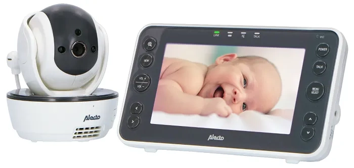 ALECTO DVM200XL - niania elektroniczna z ruchomą kamerą i wyświetlaczem XL + projektor nocnego nieba GRATIS!