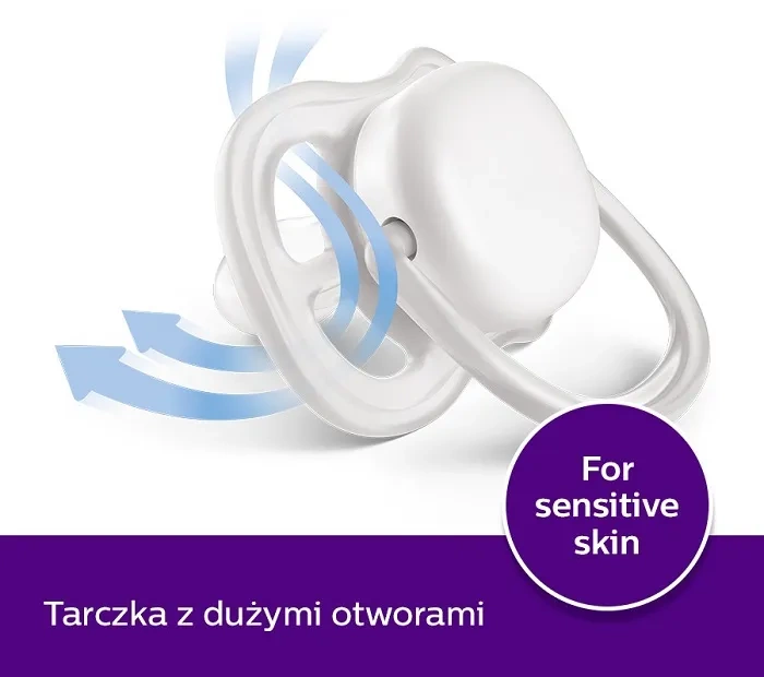 PHILIPS AVENT Ultra Air - smoczek ortodontyczny 2 szt. | 18 m+