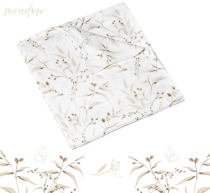 YOONCO - otulacz bambusowy 120x100 cm | Meadow