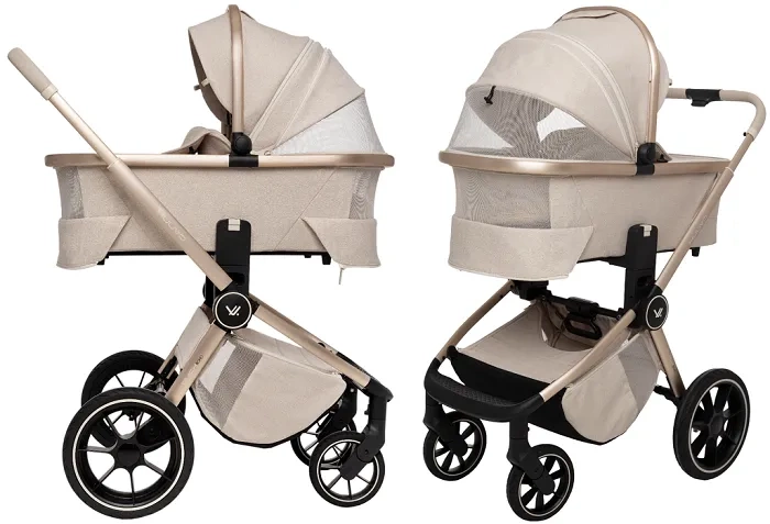 MUUVO Quick BOHO - wózek wielofunkcyjny, zestaw 2w1 | Beige