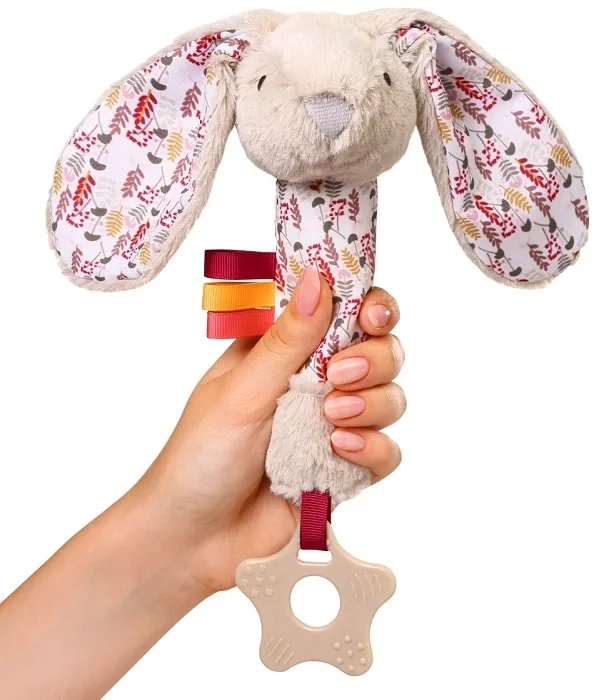 BABYONO Rabbit Milly - piszczek z gryzakiem