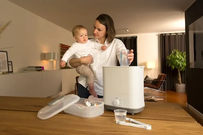 ALECTO BF-55 - elektroniczny sterylizator parowy z funkcją suszenia 3w1