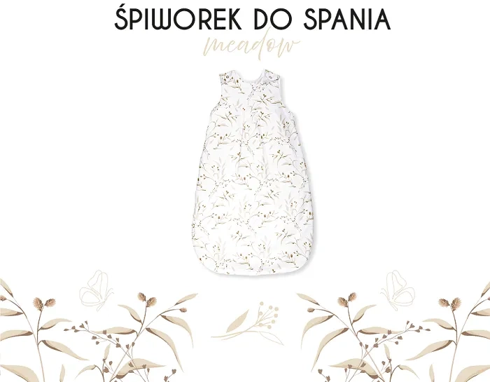 YOONCO - lekki śpiworek do spania dla niemowlaka | Meadow