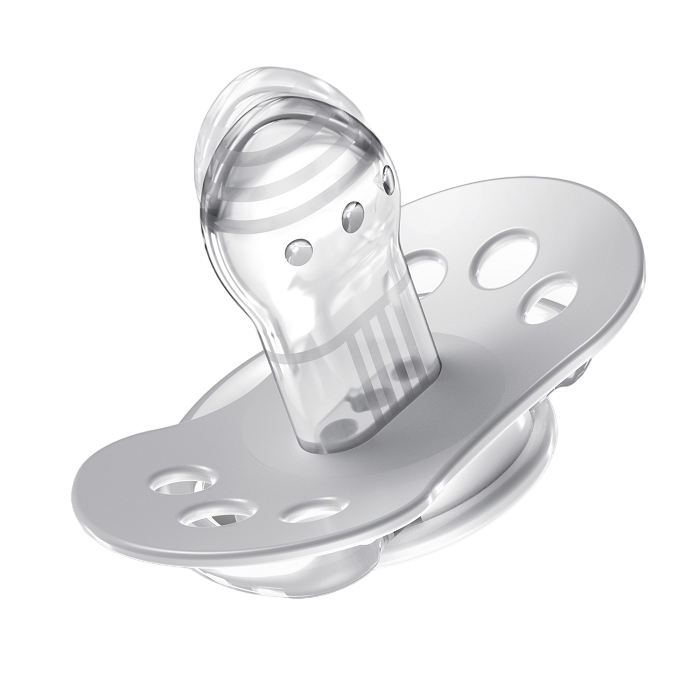 LOVI - smoczek silikonowy dynamiczny BUDDY BEAR 2 szt. | 0-2 m