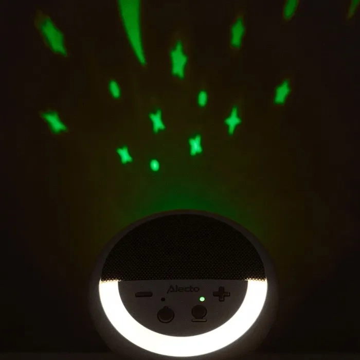 ALECTO DBX150 - luksusowa niania audio Full Eco z projektorem, wyświetlaczem, lampką nocną i kołysankami