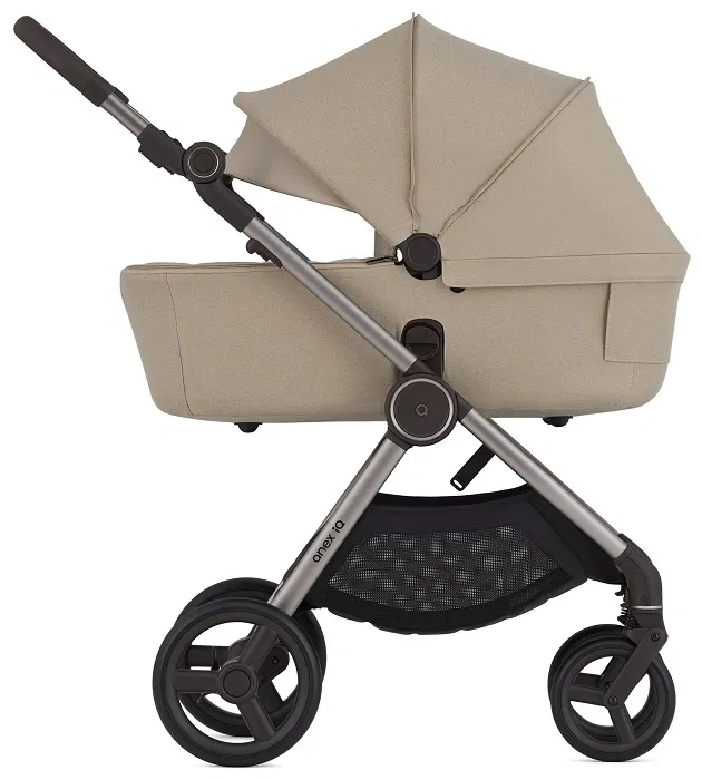 ANEX IQ Premium - wózek wielofunkcyjny, zestaw 3w1 z buggy | Crema