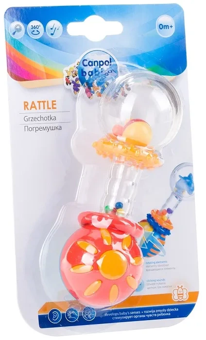 CANPOL BABIES - grzechotka KULKA TYK TYK | Kulki