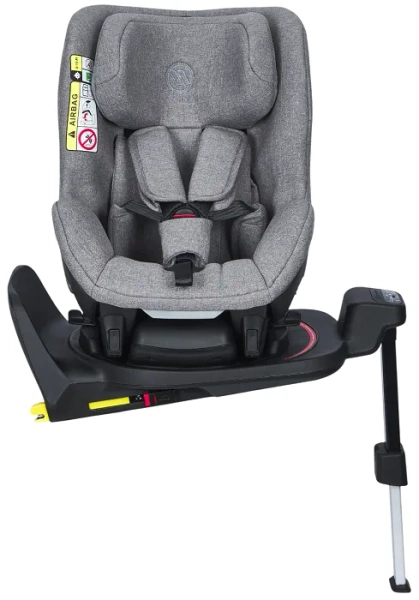 AVIONAUT Aerofix RWF Smart - fotelik samochodowy 0-18,5 kg + obrotowa baza IQ Orbit | Grey