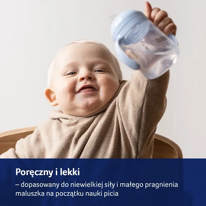 LOVI - pierwszy kubek z ustnikiem 150 ml Blue | 6m+