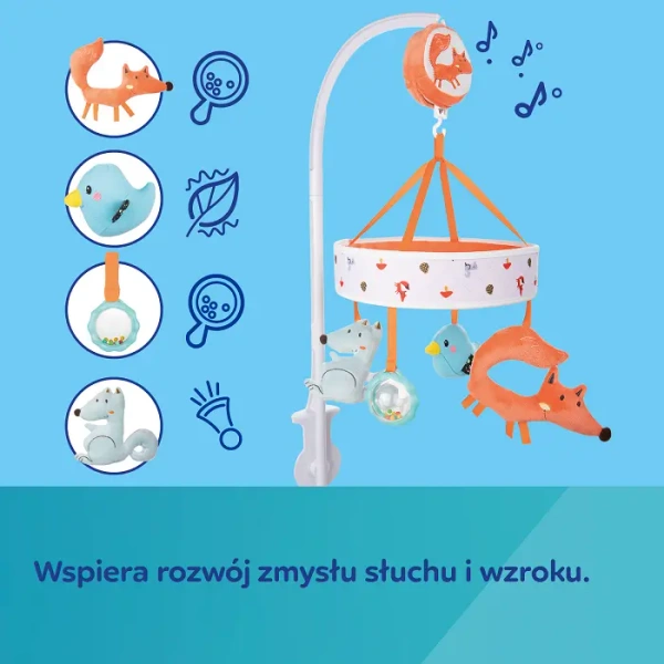 CANPOL BABIES - karuzela z pozytywką nad łóżeczko | FOX