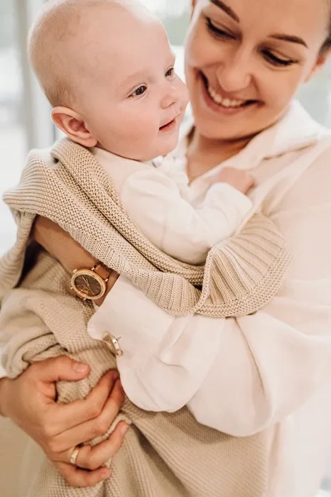 YOONCO Meadow - kocyk bambusowy 80x100 cm | Beżowy