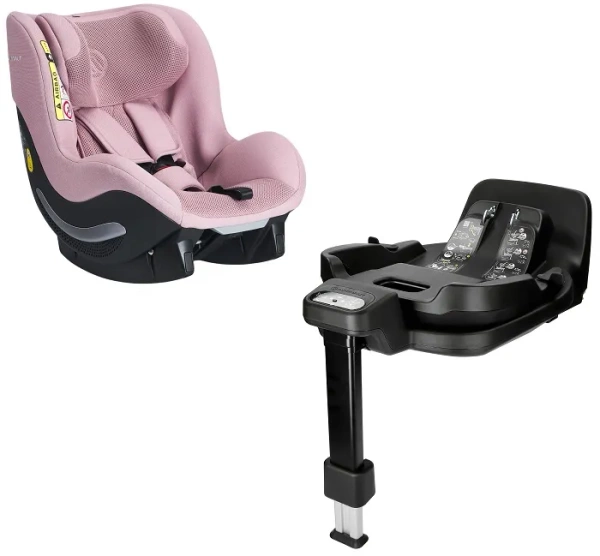 AVIONAUT Aerofix RWF Airflow - fotelik samochodowy 0-18,5 kg + obrotowa baza IQ Orbit | Pink