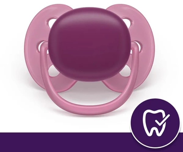 PHILIPS AVENT Ultra Soft - smoczek ortodontyczny 2 szt. | 18 m+