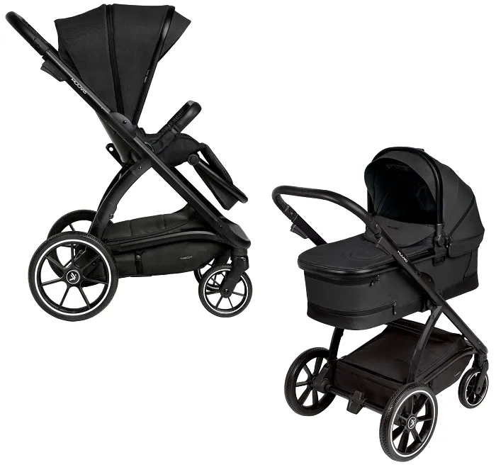 MUUVO Trick - wózek wielofunkcyjny, zestaw 2w1 | Jet Black