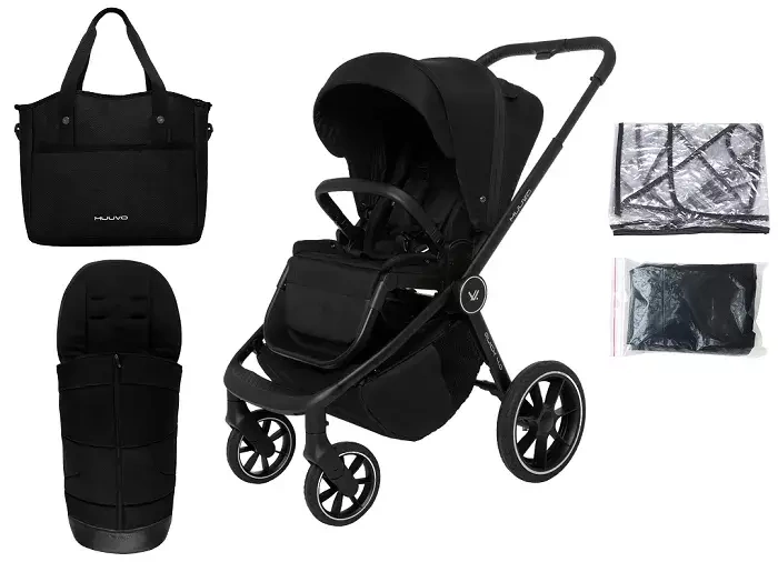 MUUVO Quick 4.0 - wózek spacerowy | Classic Black