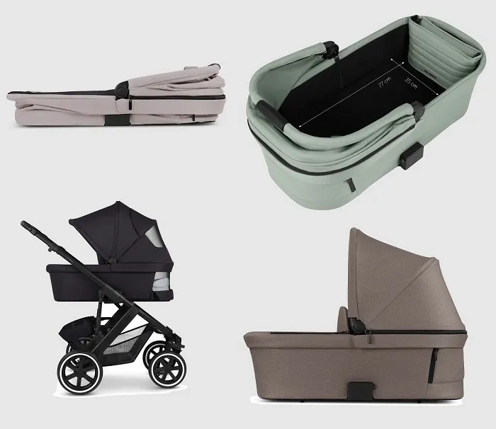 ABC DESIGN Salsa 5 Air - wózek wielofunkcyjny, zestaw 2w1 | Coal