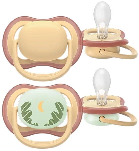 PHILIPS AVENT Ultra Air Day&Night - smoczek ortodontyczny 2 szt. | 0-6 m