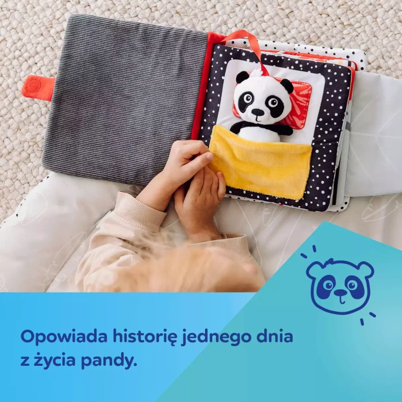 CANPOL BABIES - sensoryczna książeczka manipulacyjna BabiesBoo | PANDA