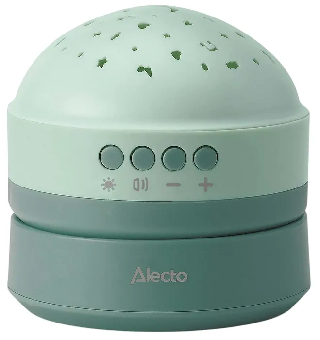 ALECTO BC130 - projektor 2w1 z białym szumem i kołysankami | Miętowy