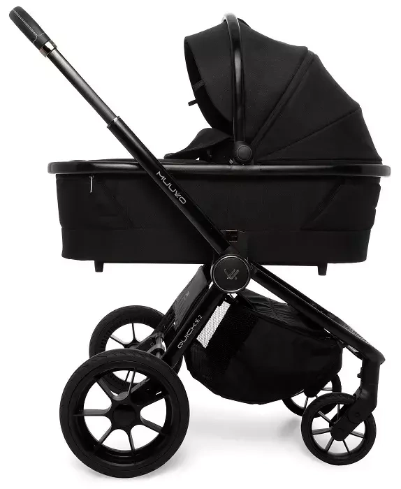 MUUVO Quick SE 2 - wózek wielofunkcyjny, zestaw 2w1 | Chromium Black