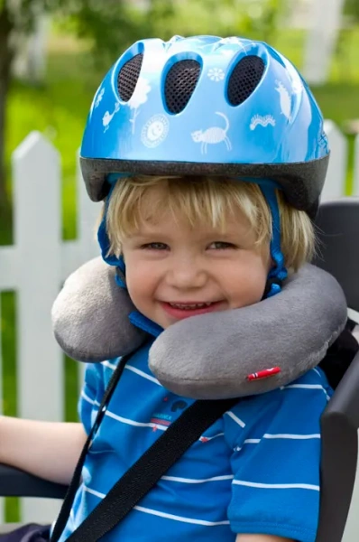 HAMAX - zagłówek dziecięcy do fotelika lub przyczepki rowerowej | Grey