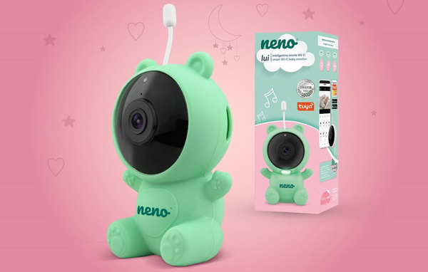 NENO Lui - bezprzewodowa niania elektroniczna z lampką nocną | APLIKACJA
