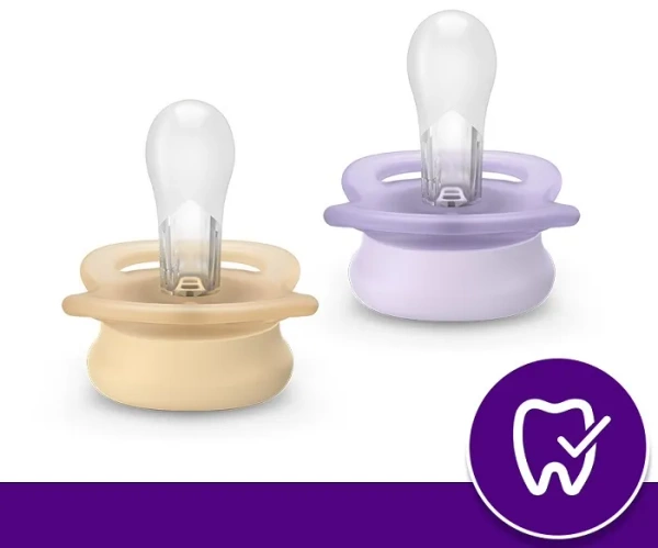 PHILIPS AVENT Ultra Start - smoczek ortodontyczny 2 szt. | 0-2 m