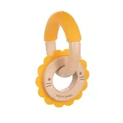 CANPOL BABIES - gryzak drewniano- silikonowy dla niemowląt | LEW