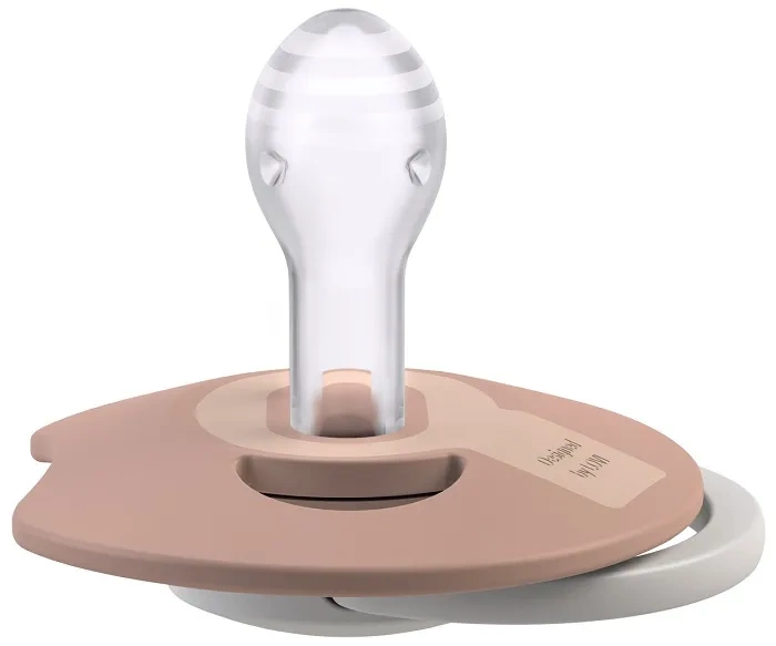 LOVI Prime Glow - smoczek silikonowy dynamiczny 0-6 m | Blush