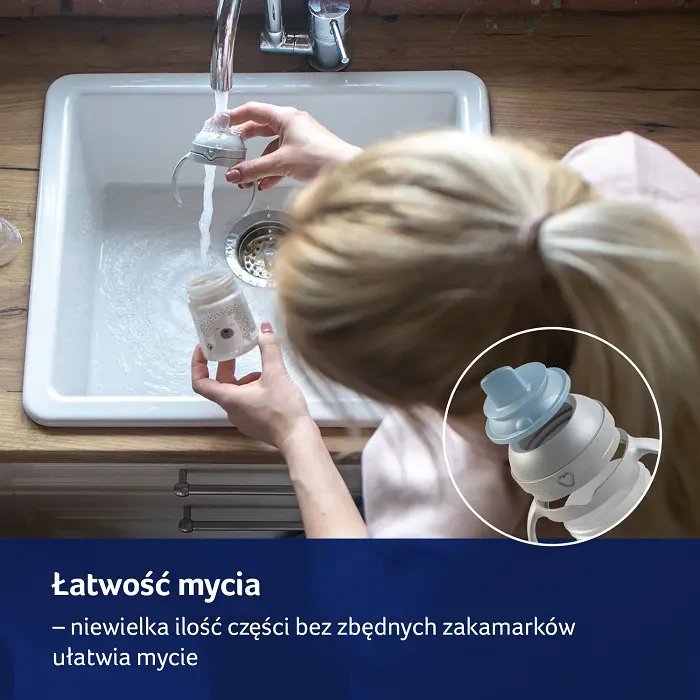 LOVI - pierwszy kubek z ustnikiem 150 ml Blue | 6m+