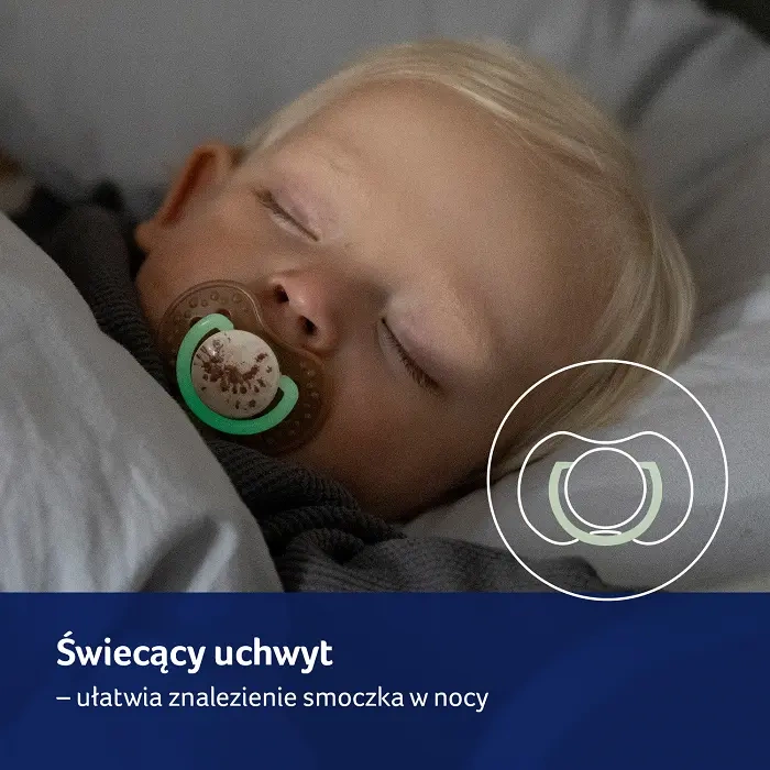 LOVI - smoczek silikonowy dynamiczny TIE DYE BLUE 2 szt. | 3-6m