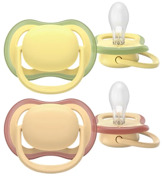 PHILIPS AVENT Ultra Air Colors of Nature - smoczek ortodontyczny 2 szt. | 0-6 m