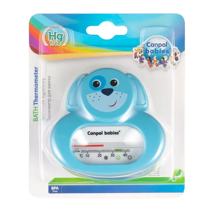 CANPOL BABIES - termometr do kąpieli dla niemowląt | PIESEK| KOTEK