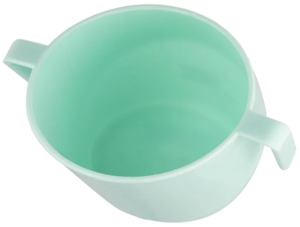 CANPOL BABIES Smart Cup - sprytny kubek do nauki picia z uchwytami 12 m+ | Turkusowy