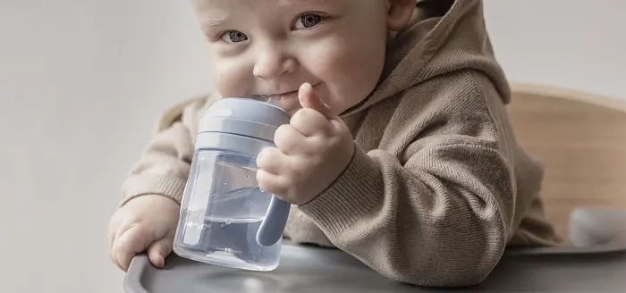 LOVI - pierwszy kubek z ustnikiem 150 ml Blue | 6m+