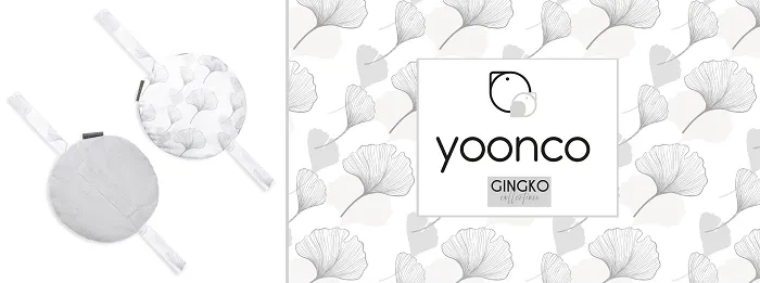 YOONCO - termofor z pestek wiśni z zapięciem | Gingko