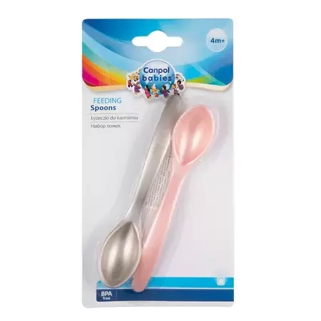 CANPOL BABIES - zestaw łyżek do karmienia 2 szt.